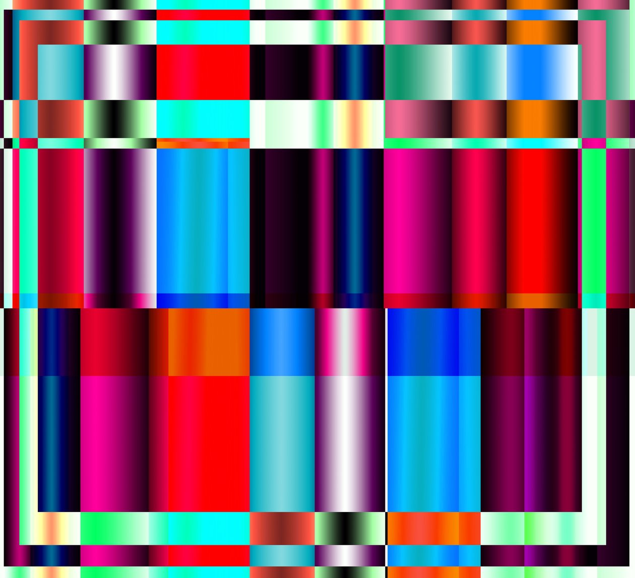 radio (rød),2017,(gradient) af Alex Caminker