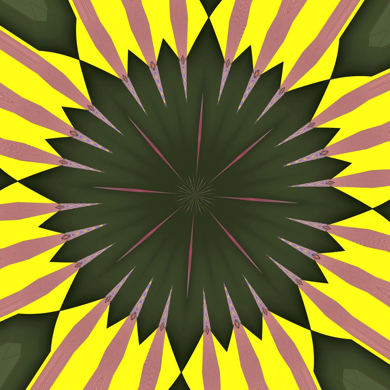 solsikke, 2019, (digital) af Alex Caminker