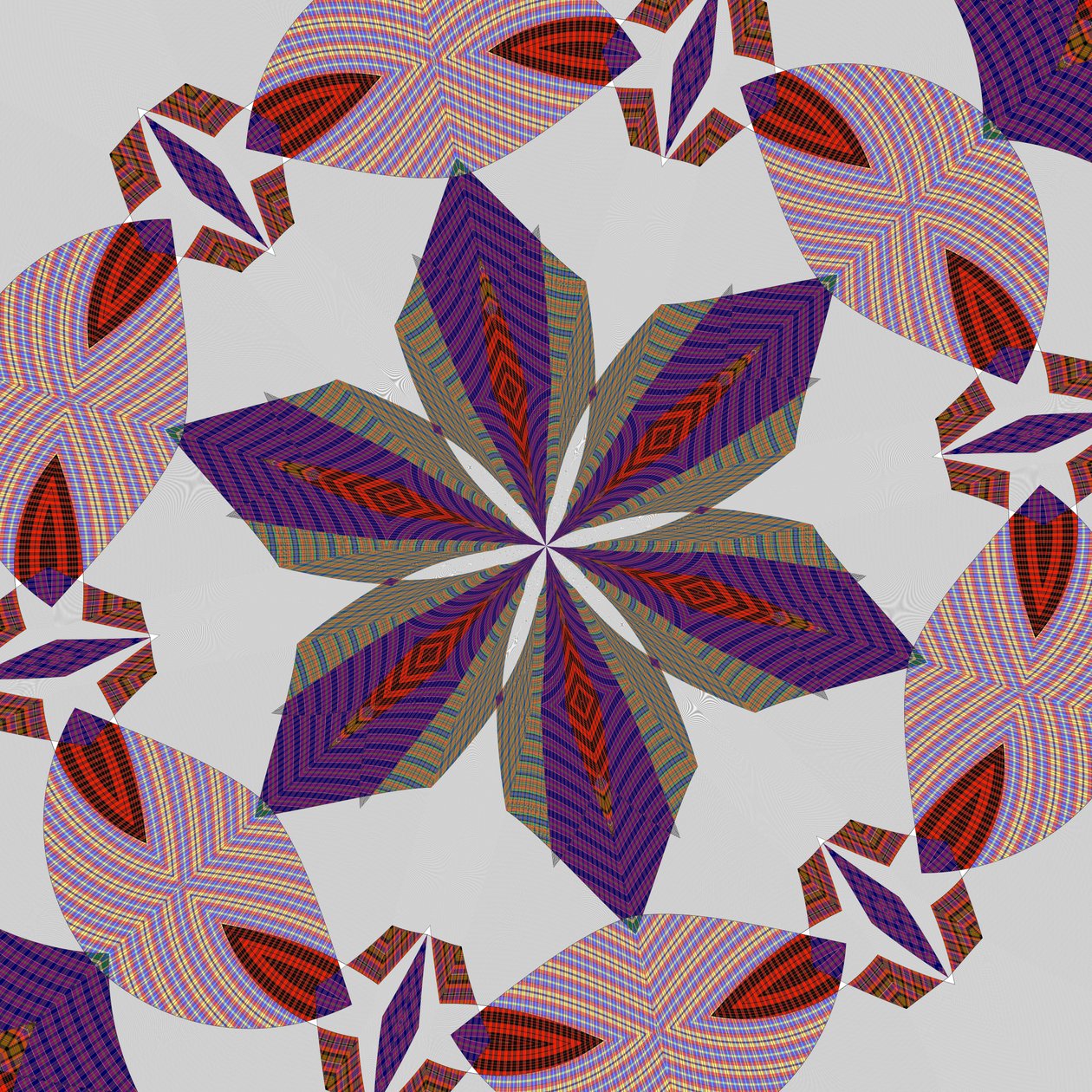 symmetri #41,2019,(blandet medier) af Alex Caminker