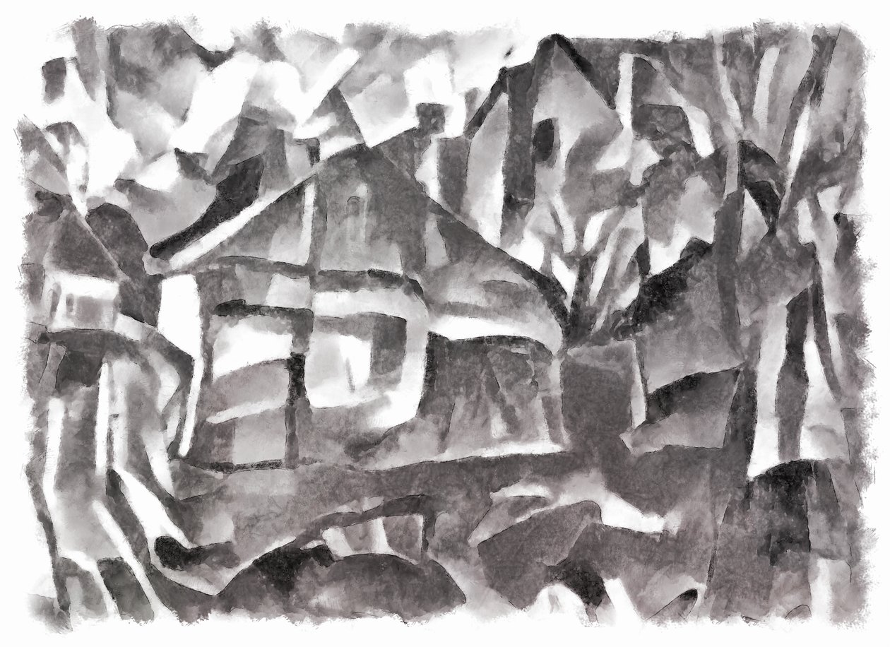 se (sort) #4,2016, af Alex Caminker