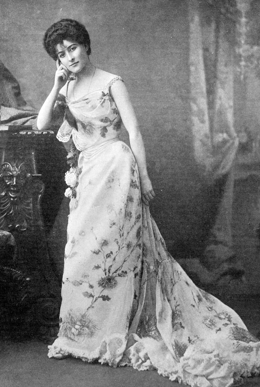 Miss Jessie Bateman, illustration fra "The King", 1. juni 1901 af Alexander Bassano