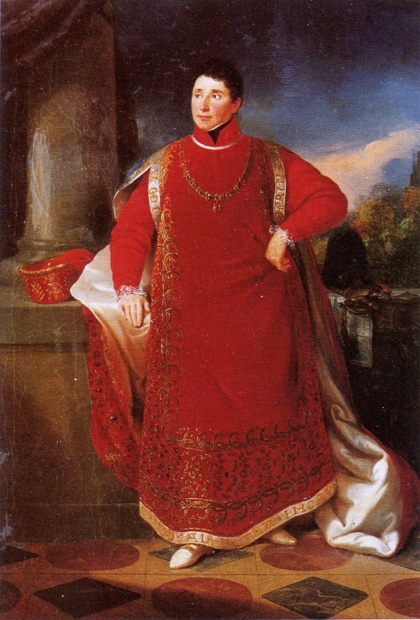 Charles Alain de Rohan som en gravering af Order of the Golden Fleece af Alexander Clarot