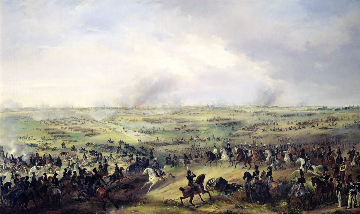 Slaget ved Leipzig, 16.-19. oktober 1813 af Alexander Ivanovich Sauerweid
