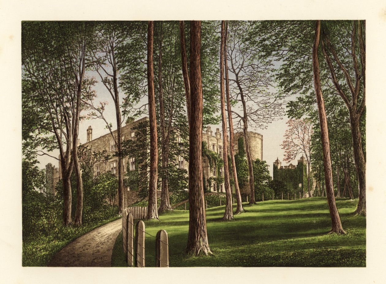 Appleby Castle, Westmorland, England. af Alexander Francis (after) Lydon