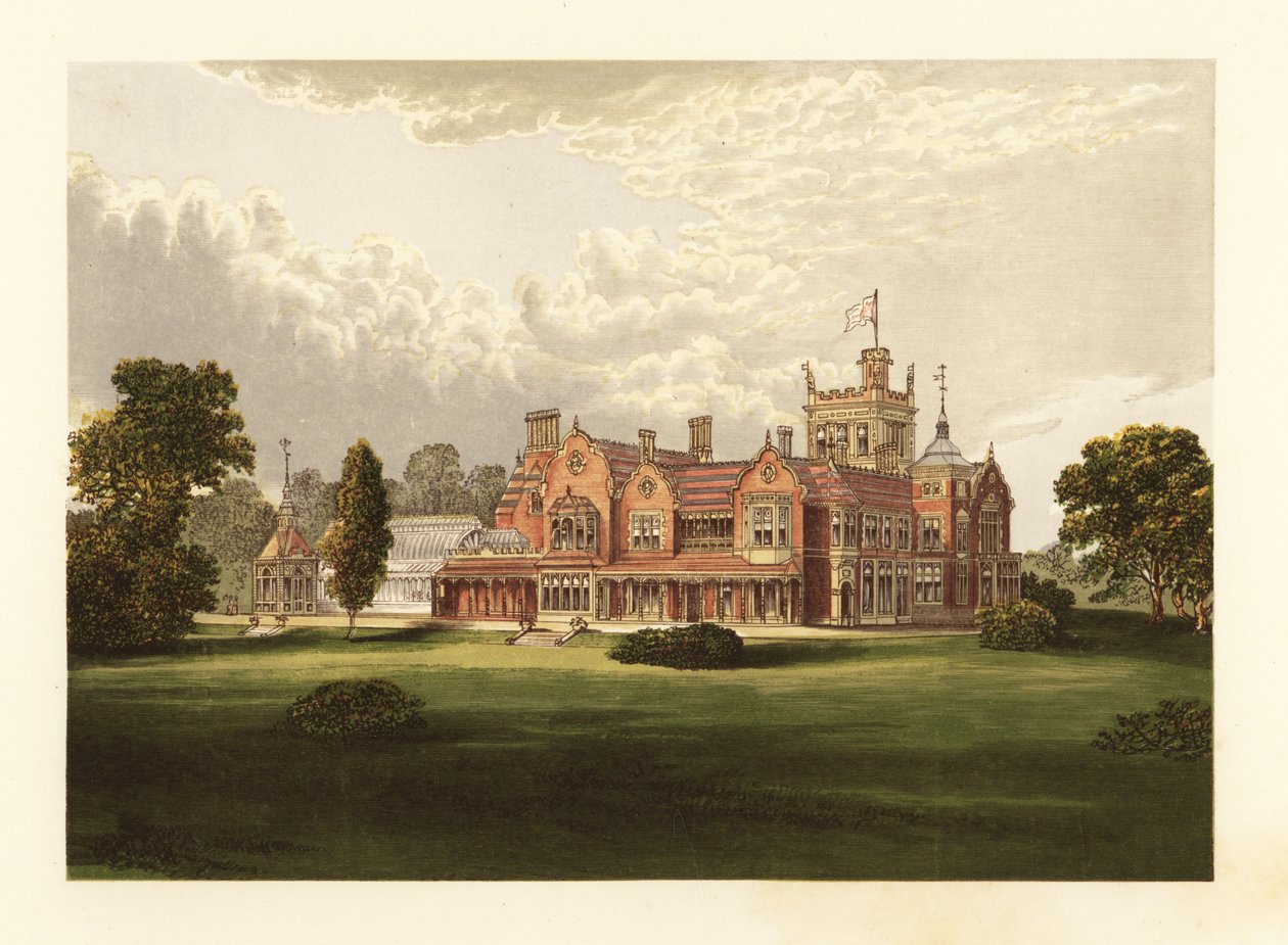 Athlone House, Middlesex, England. af Alexander Francis (after) Lydon