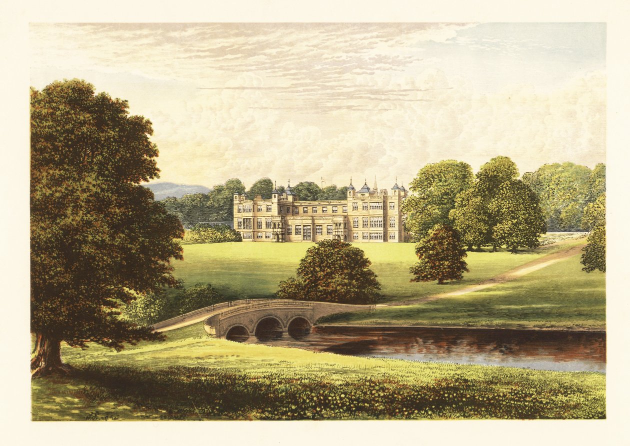 Audley End House, Essex, England. af Alexander Francis (after) Lydon