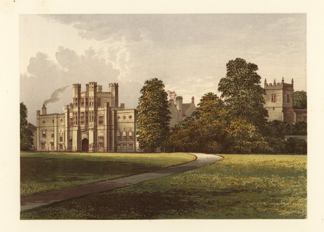Coughton Court, Warwickshire, England. af Alexander Francis (after) Lydon