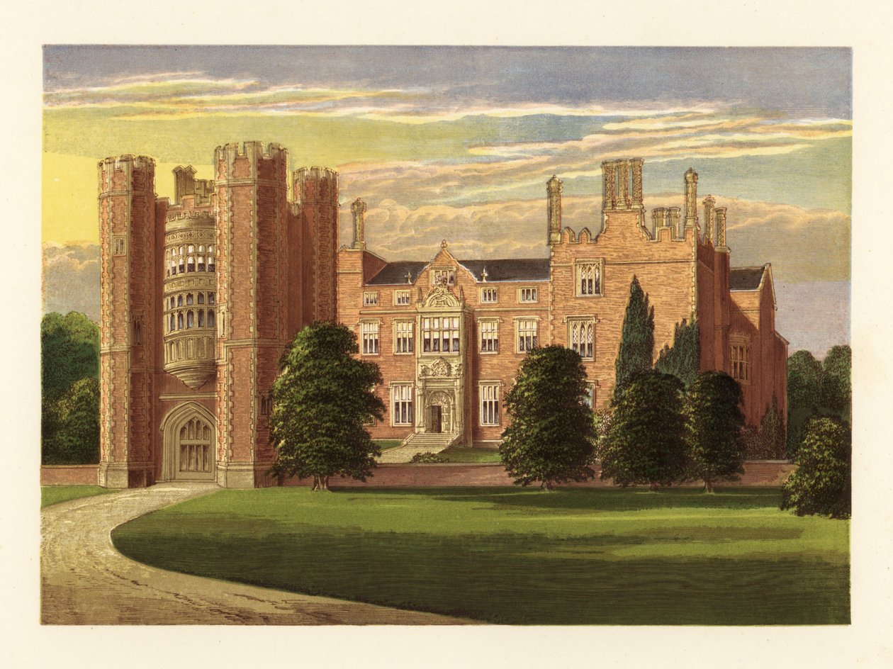 Kirtling Tower, Cambridgeshire, England. af Alexander Francis (after) Lydon
