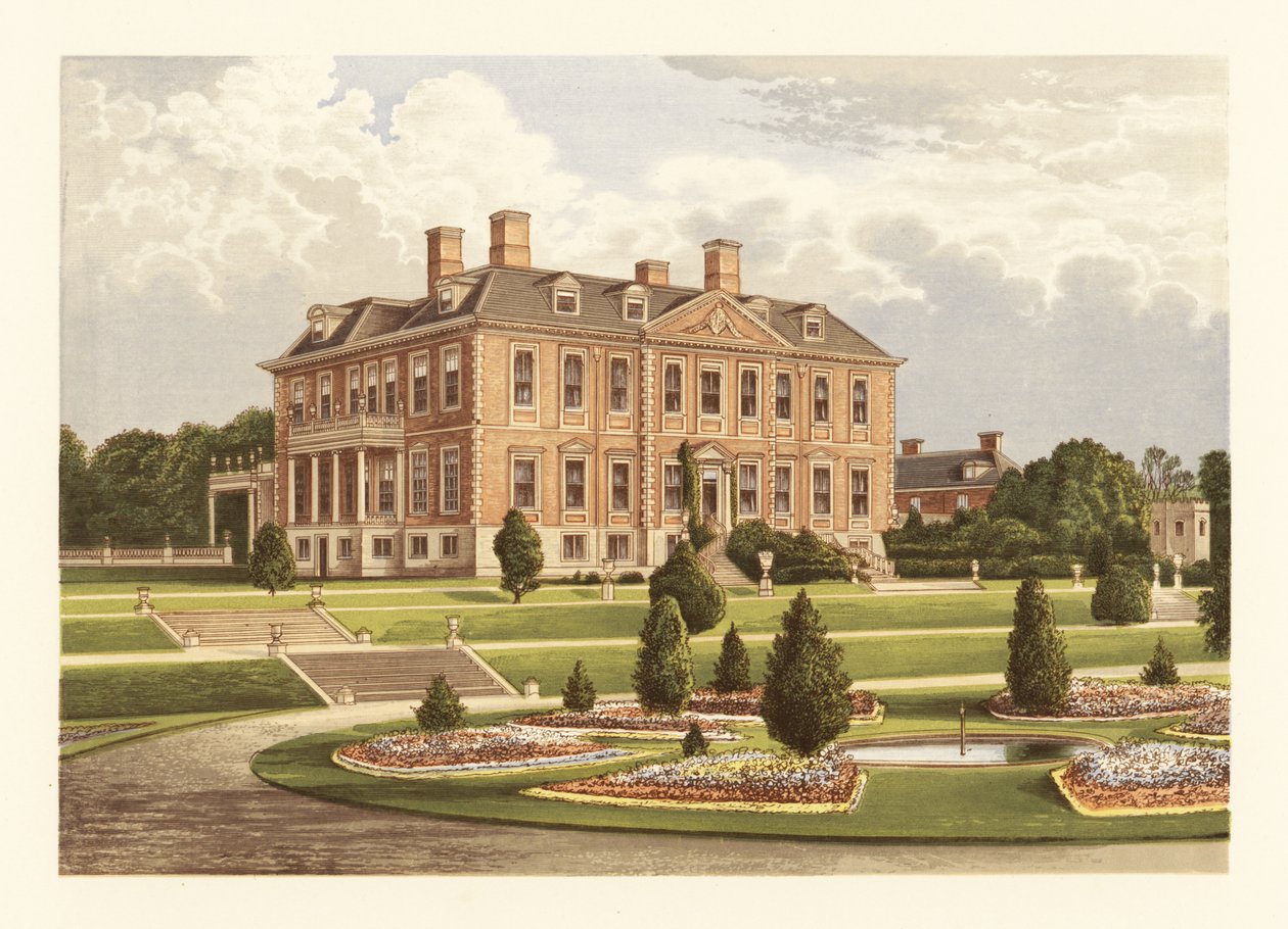 Melton Constable, Norfolk, England. af Alexander Francis (after) Lydon