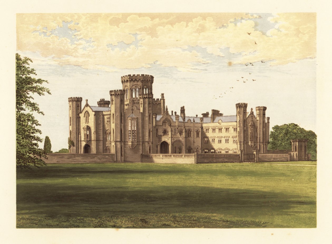 Studley Castle, Warwickshire, England. af Alexander Francis (after) Lydon