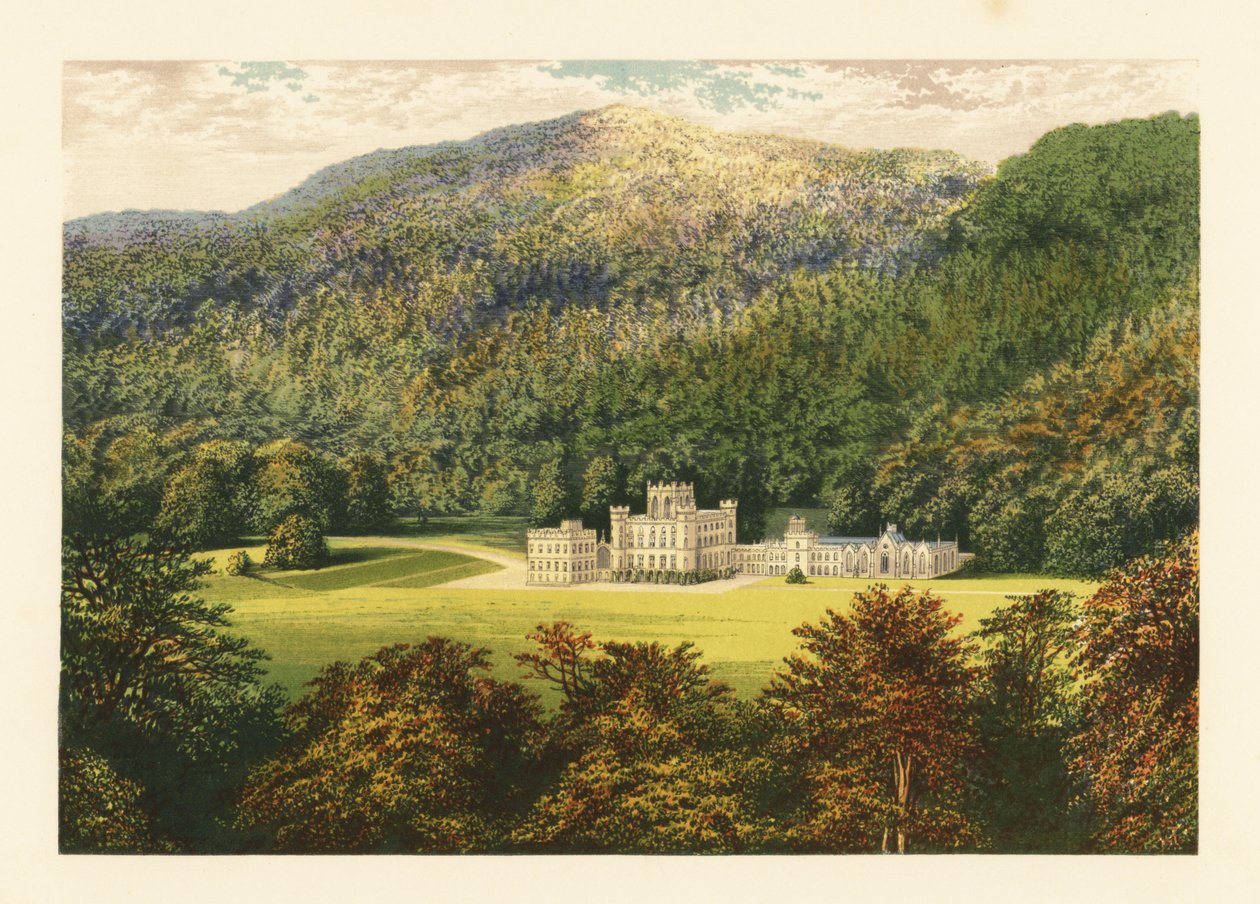 Taymouth Castle, Perthshire, Skotland. af Alexander Francis (after) Lydon