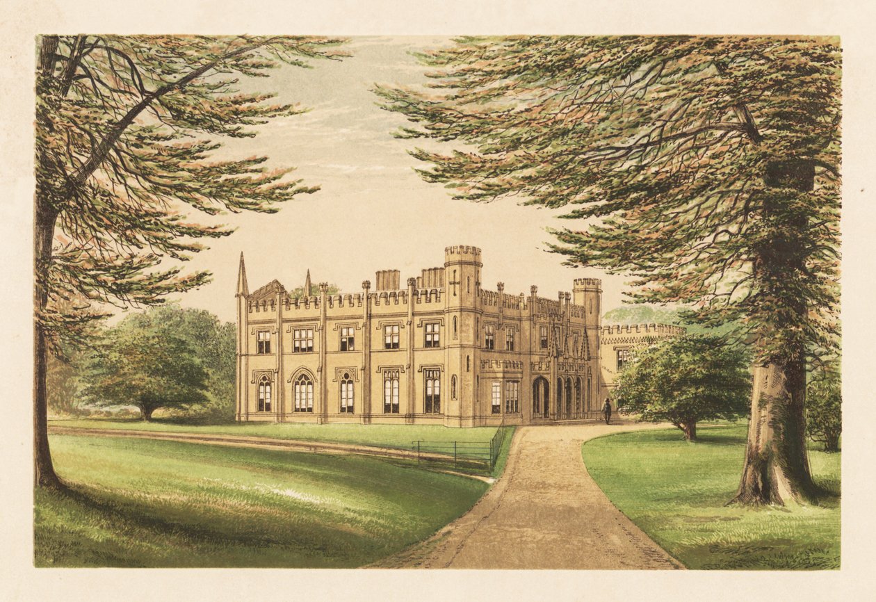 Thrybergh Park, Yorkshire, England. af Alexander Francis (after) Lydon