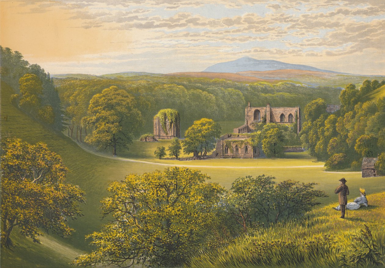Furness Abbey, c1880, 1897 af Alexander Francis Lydon