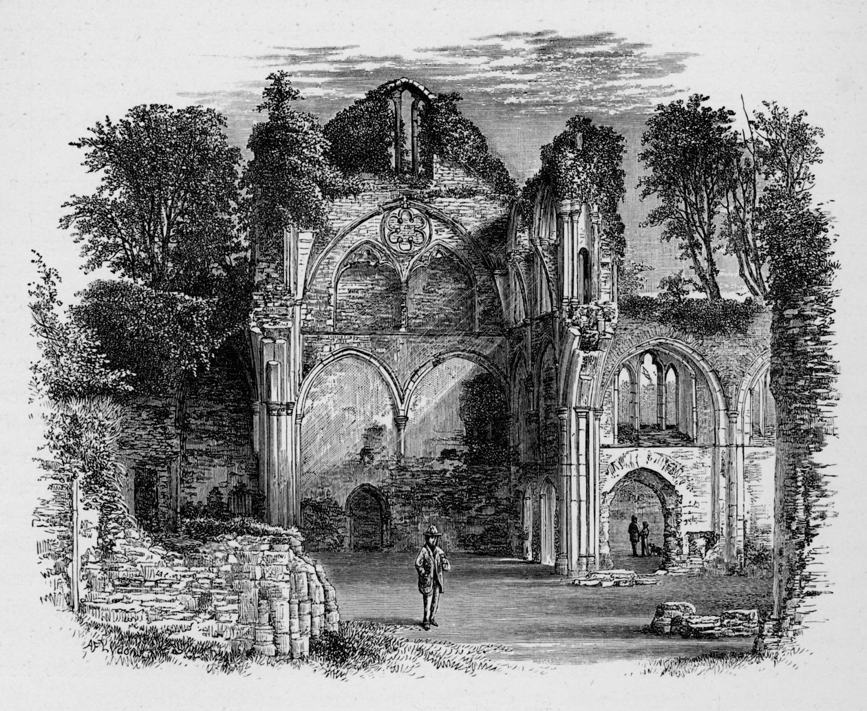 South Transept, Netley Abbey, c1880, 1897 af Alexander Francis Lydon