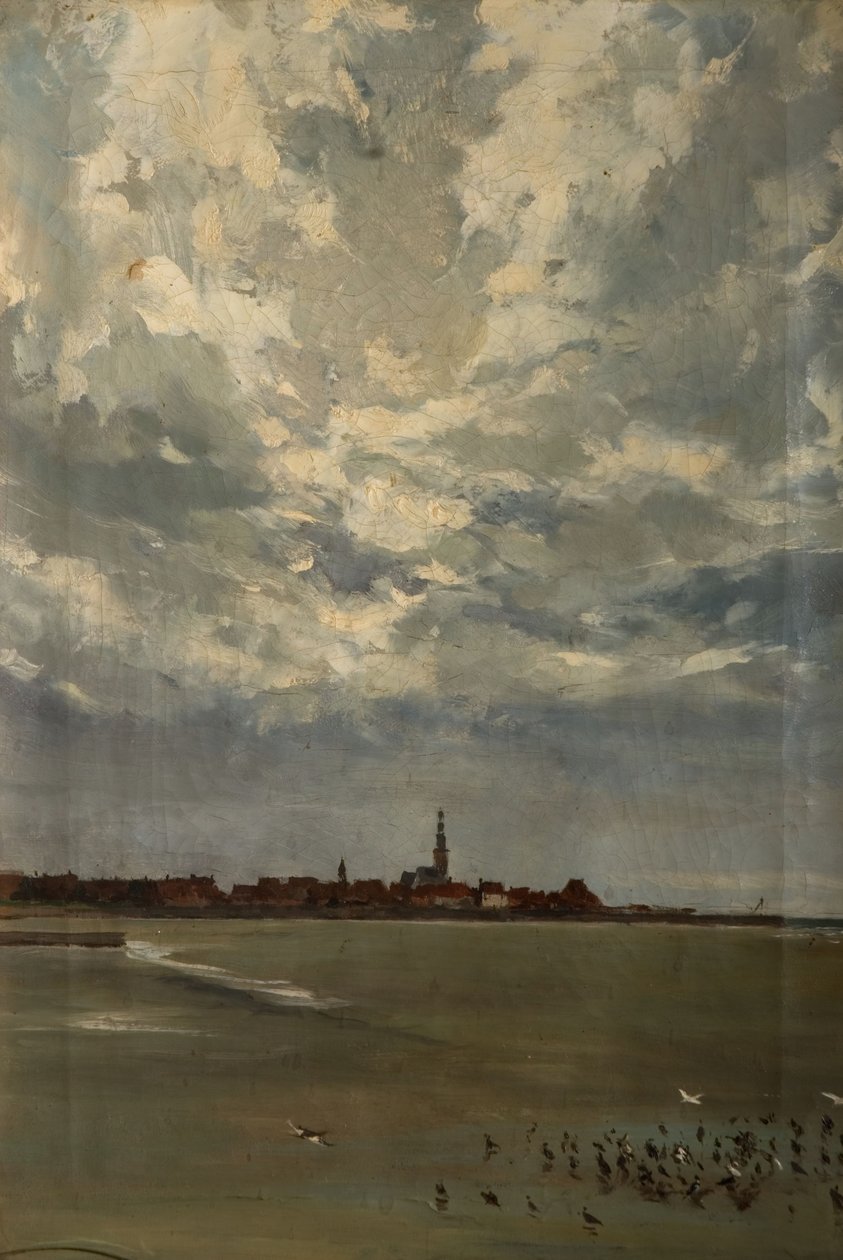 Hindelopen, Holland, 1875. af Alexander Friedrich Werner