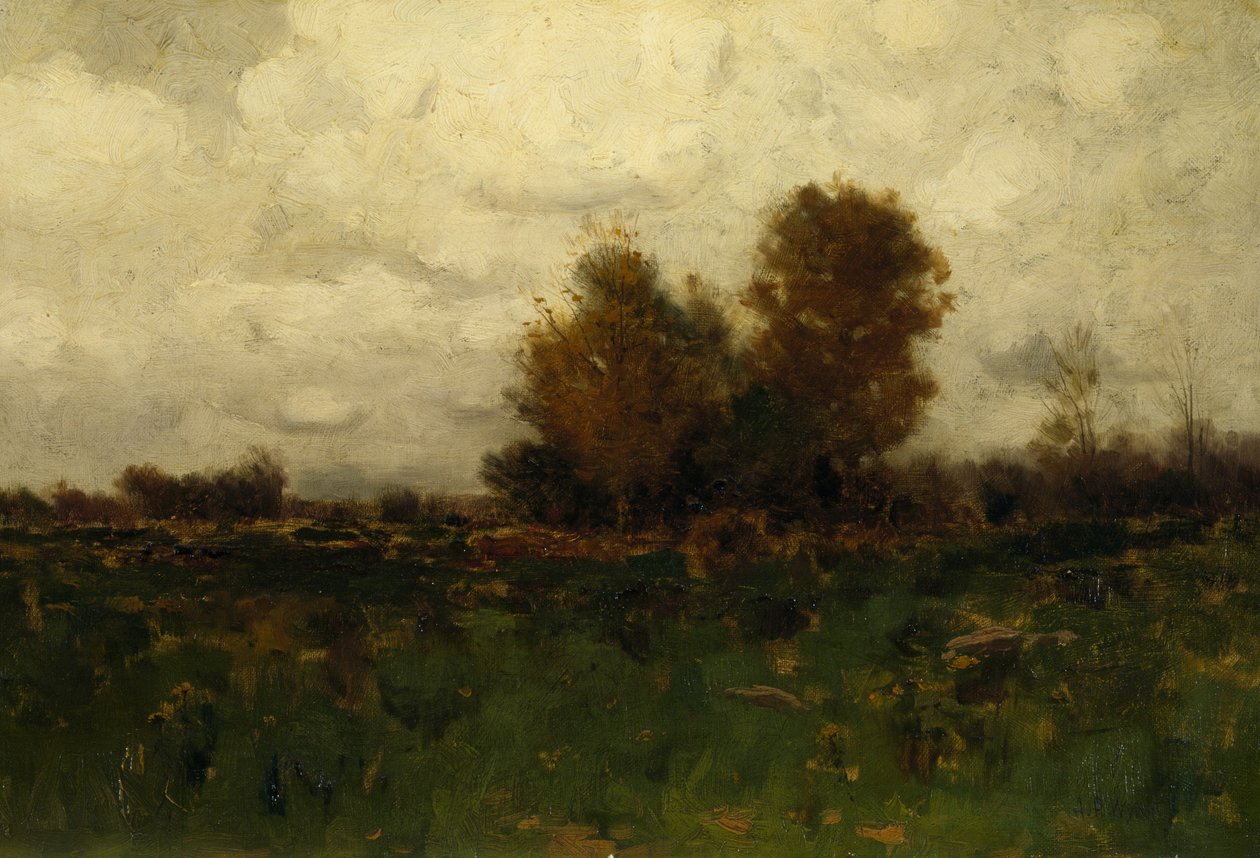 Efterår i Arkville (olie på lærred) af Alexander Helwig Wyant