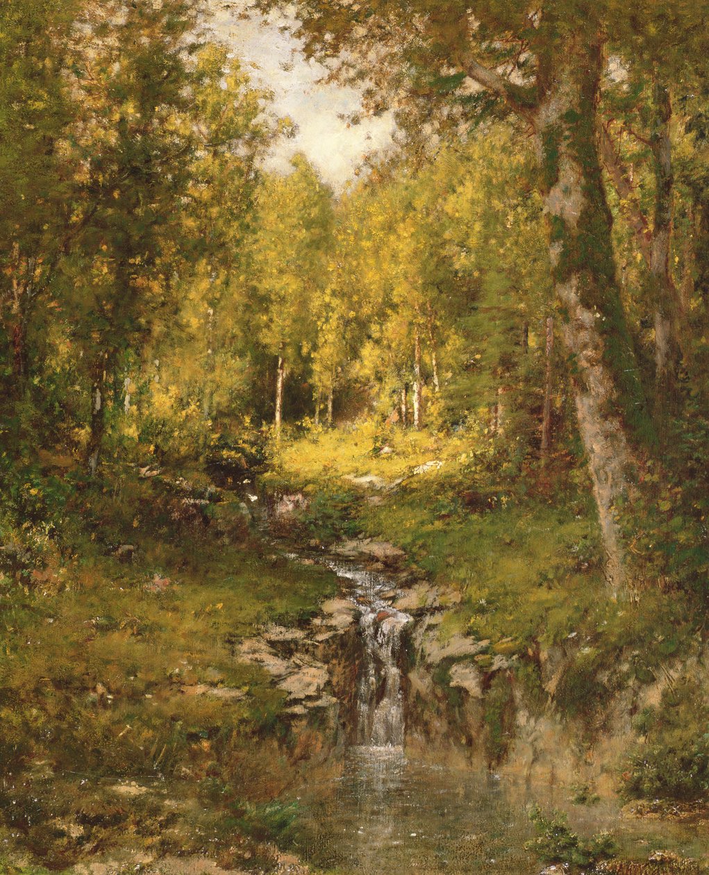 Pool i skoven, 1880 af Alexander Helwig Wyant