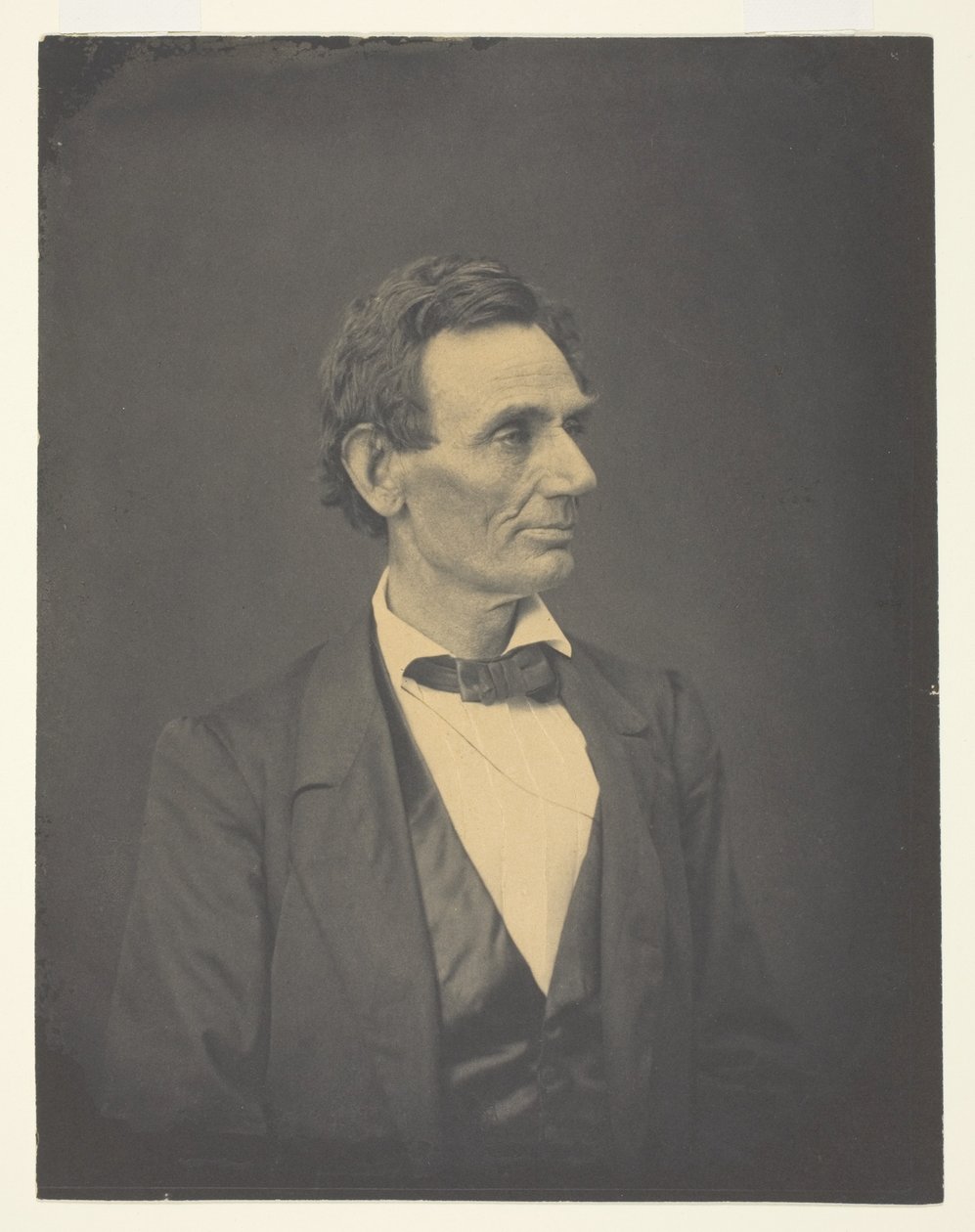 Abraham Lincoln, Springfield, Illinois af Alexander Hesler