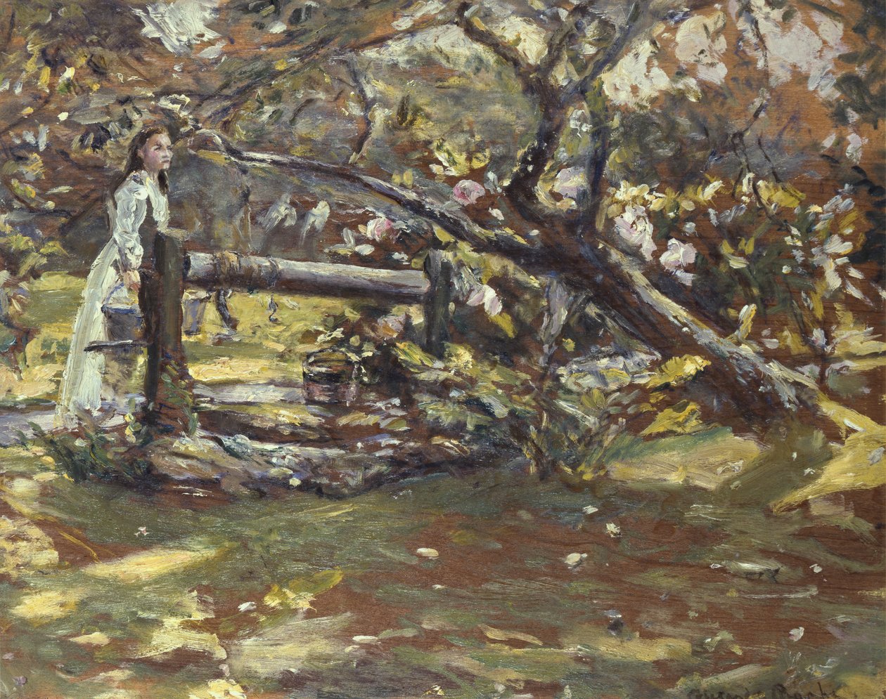 I haven, ca. 1900 af Alexander Ignatius Roche
