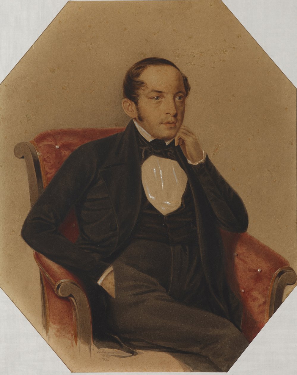 Vasily Petrovich Zubkov 1799-1862, 1846.dani af Alexander Ivanovich Klünder