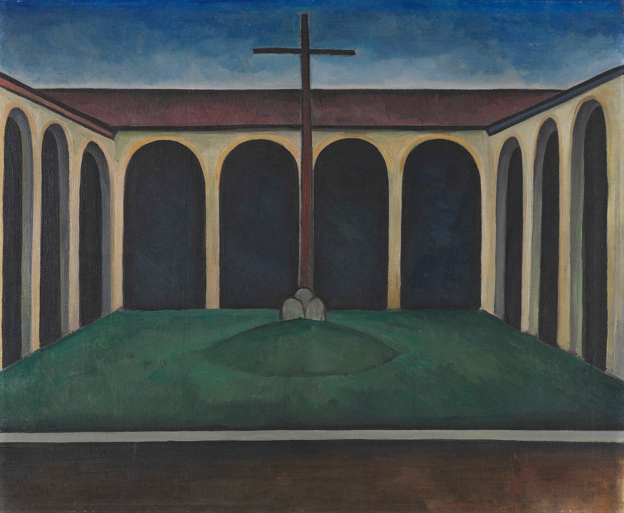 Kloster I, 1913. af Alexander Kanoldt