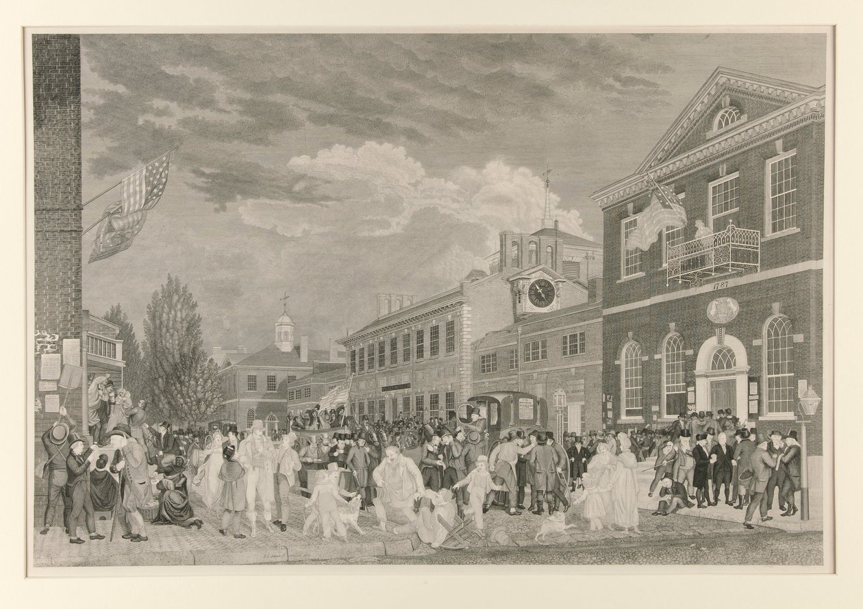 Valgdagen i Philadelphia af Alexander Lawson