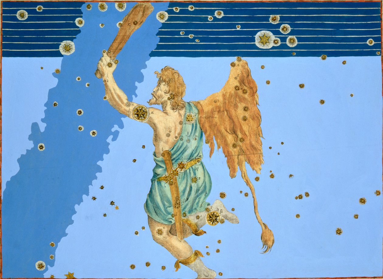 Stjernebilledet Orion, 1603 af Alexander Mair