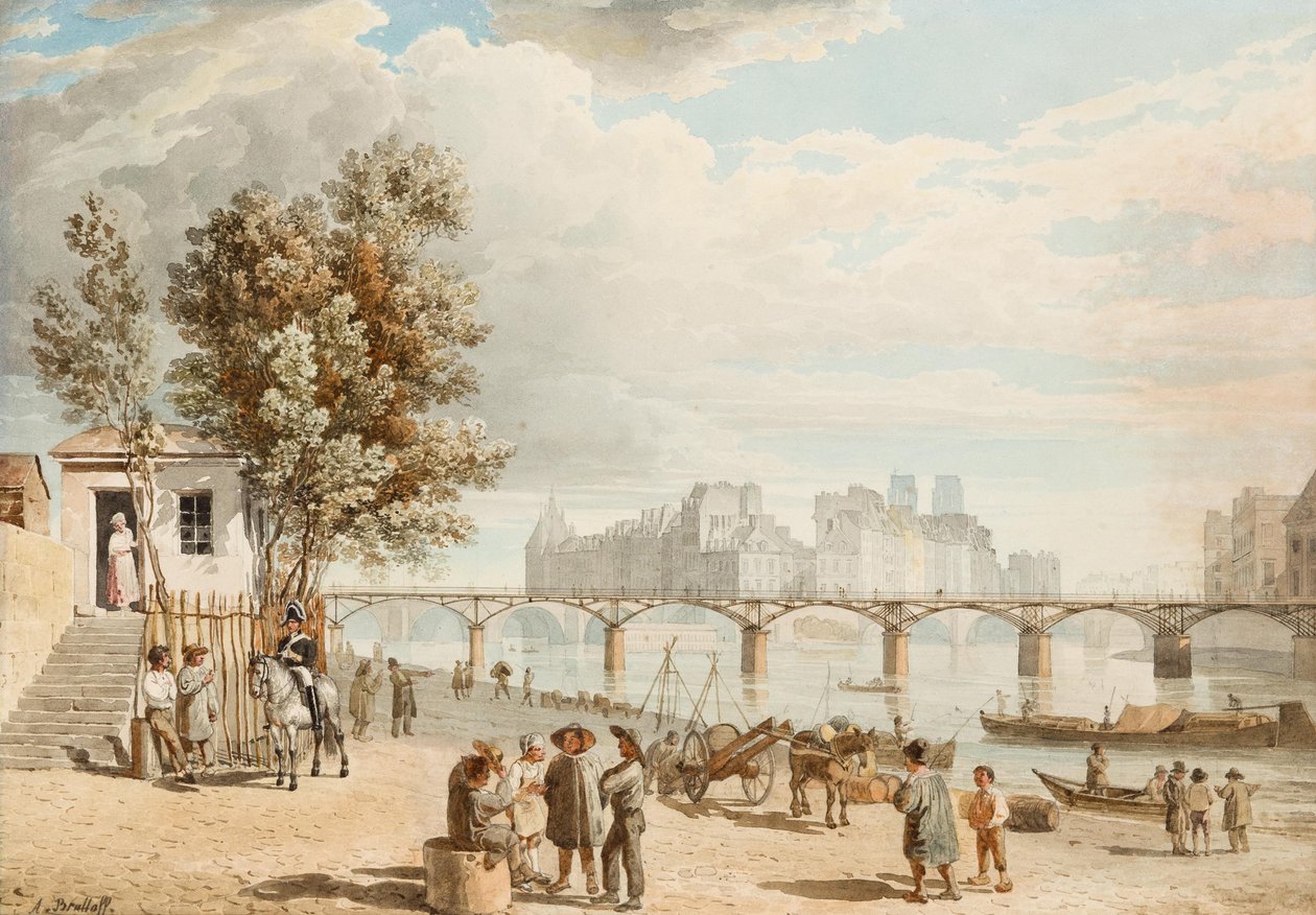 Udsigt over Paris af Alexander Pavlovich Briullov