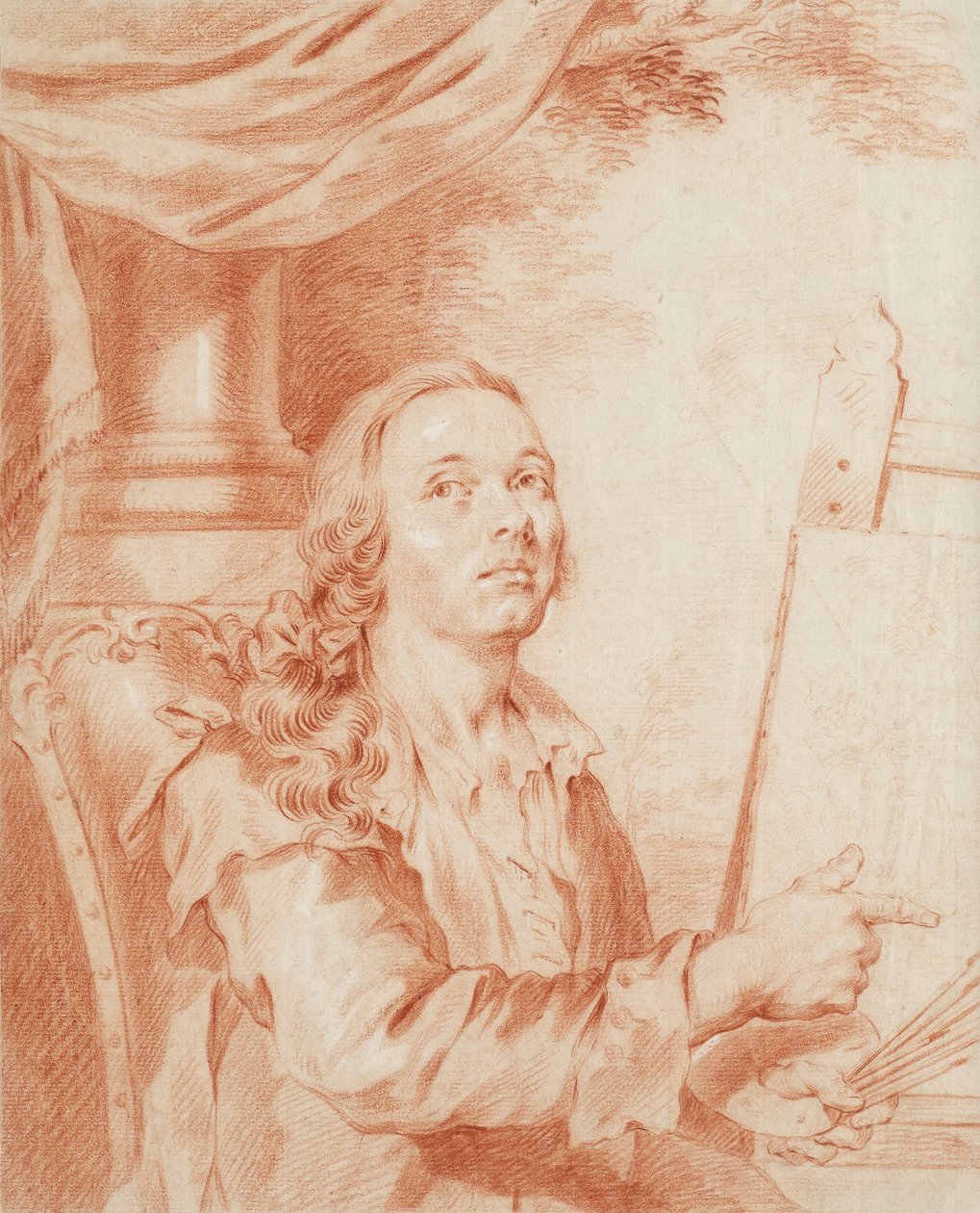 Selvportræt af Alexander Roslin
