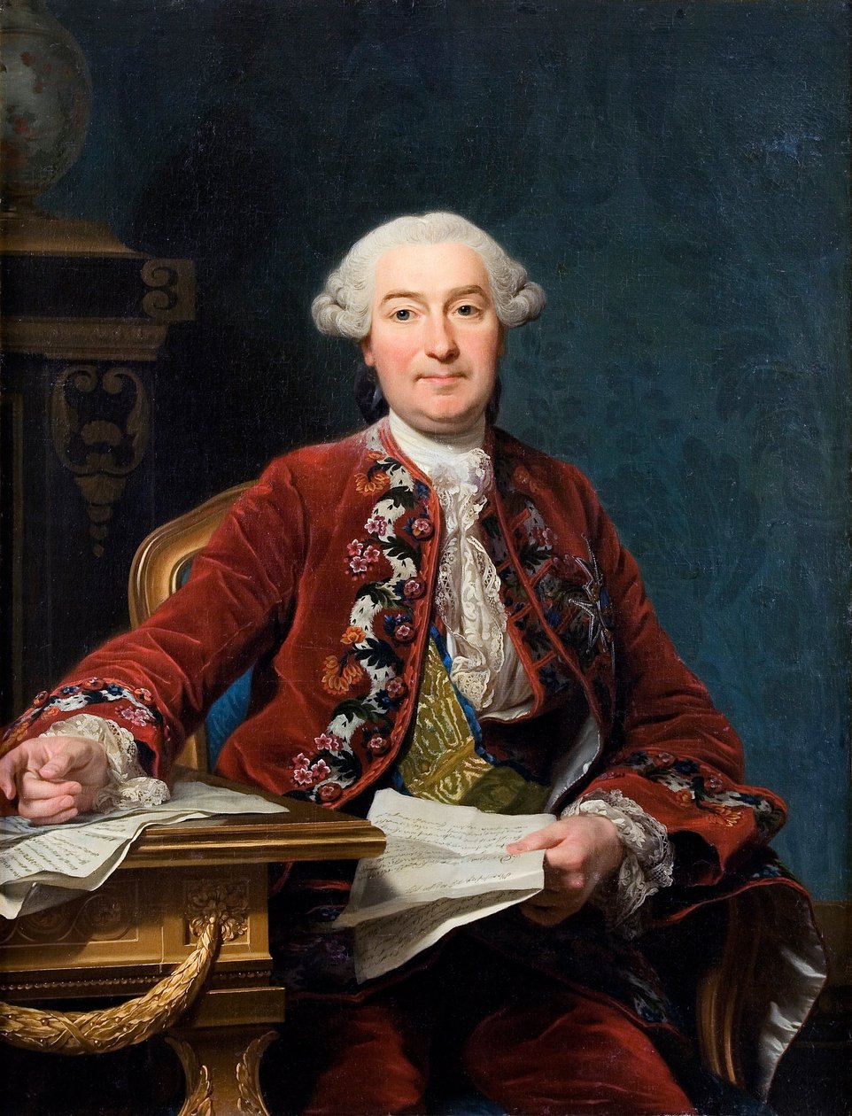 Ulrik Scheffer (1716 - 99) af Alexander Roslin