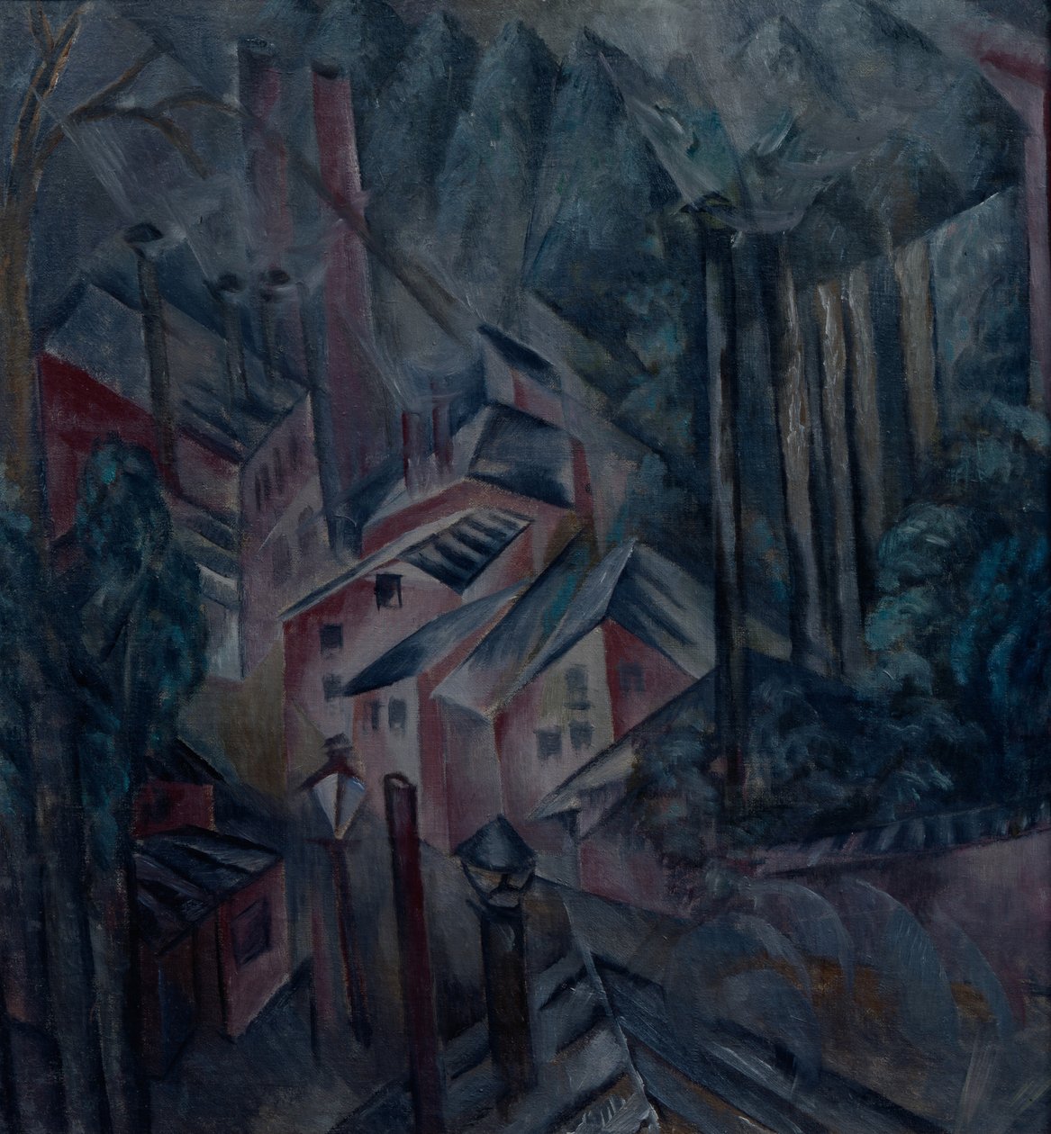 Byen, 1919 af Alexander Vasilyevich Shevchenko