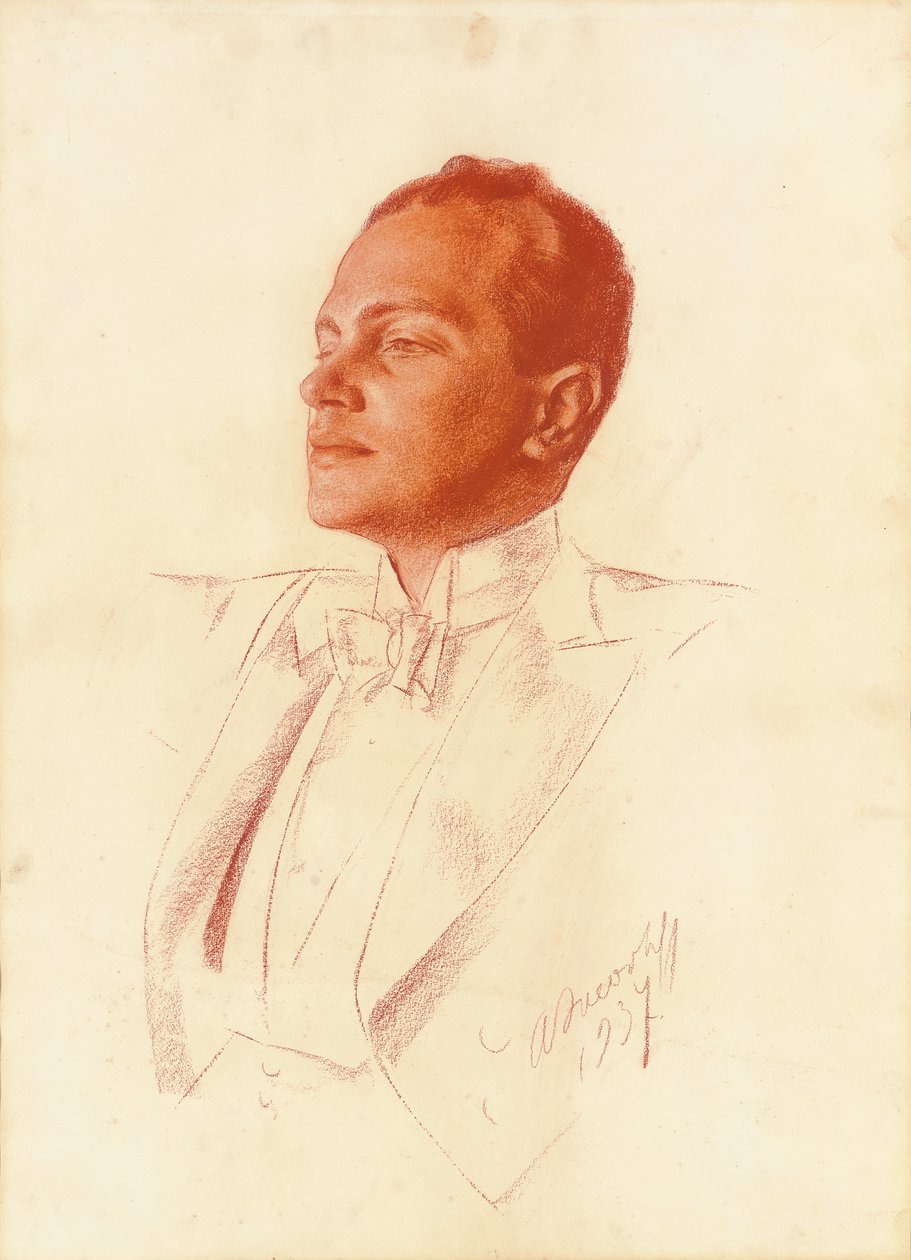 Portræt, 1937 af Alexander Yakovlev