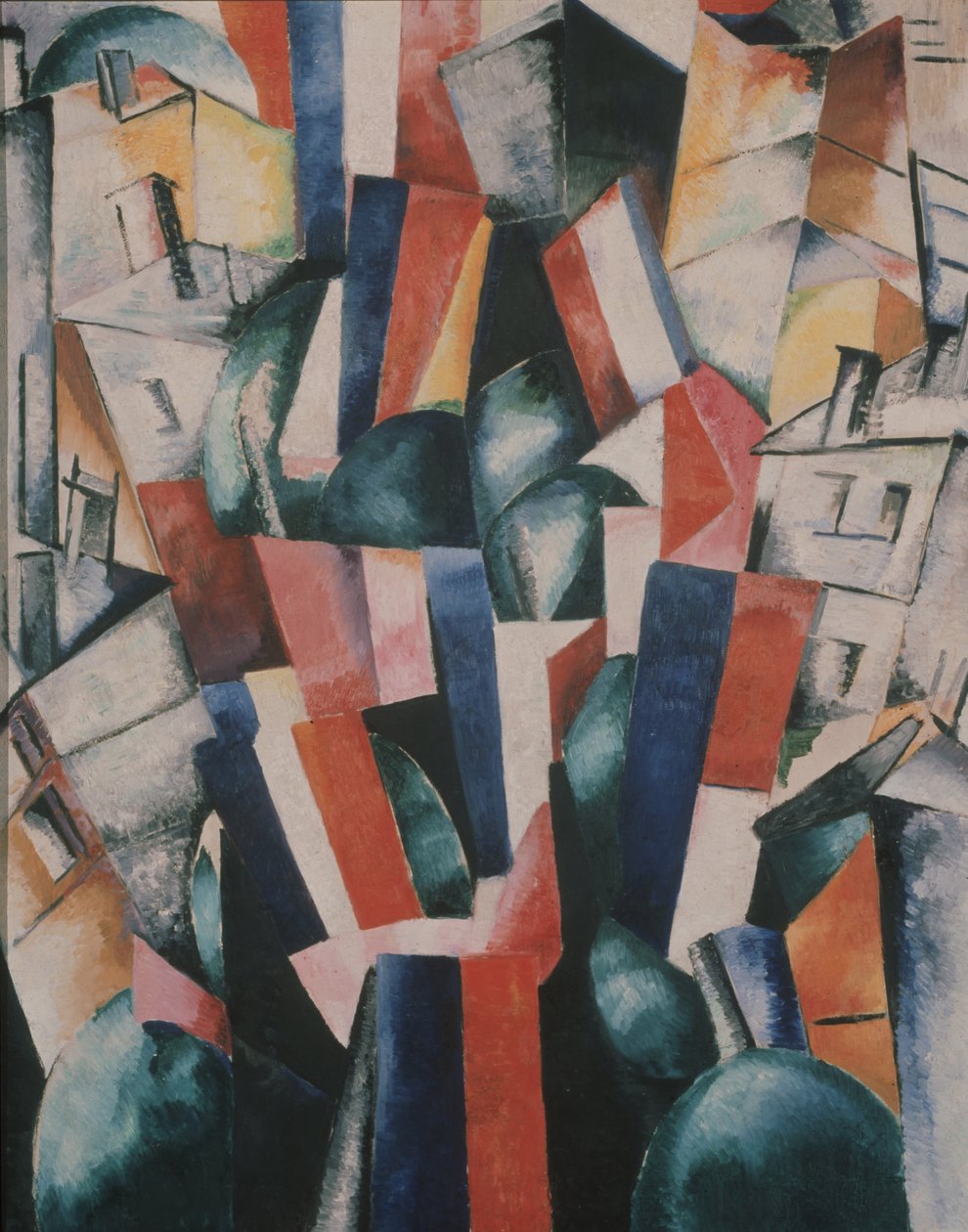 En by, 1913 af Alexandra Alexandrowna Exter