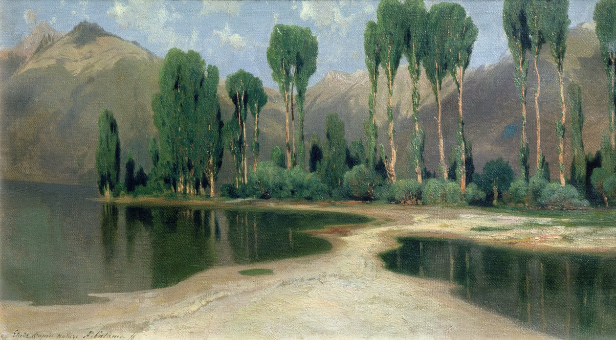 schweizisk landskab af Alexandre Calame