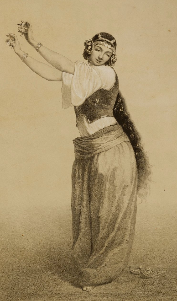 En dansende pige (Almeh) af Alexandre Bida
