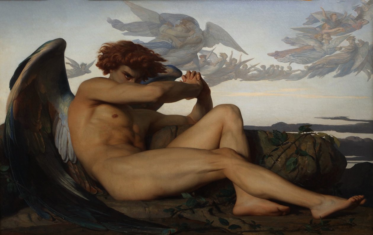 Falden engel, 1847. af Alexandre Cabanel