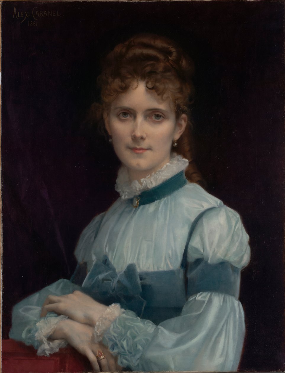 Portræt af Miss Fanny Clapp af Alexandre Cabanel