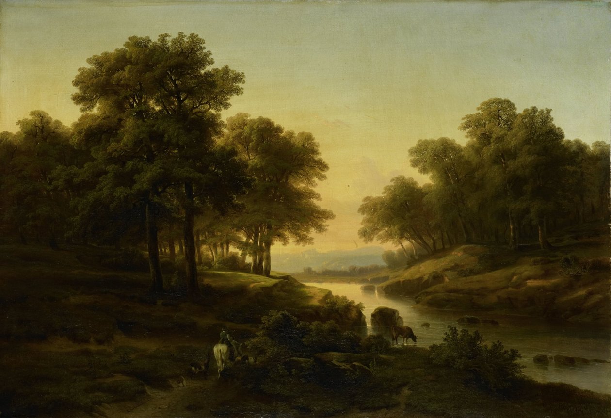 Landskab af Alexandre Calame