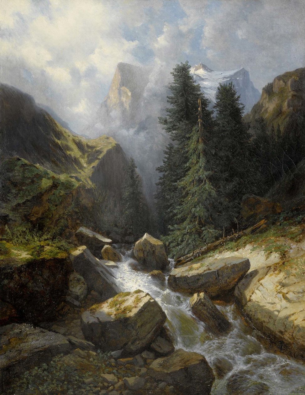 Rosenlilje af Alexandre Calame