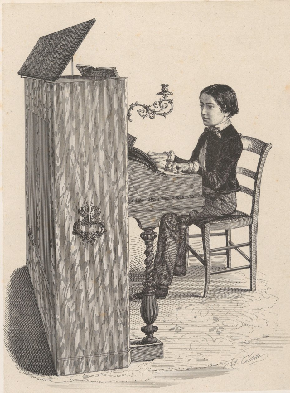 Litografiske plader, 1850. af Alexandre Désiré Collette