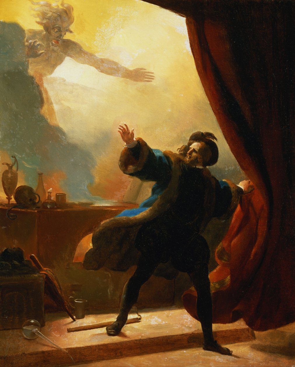 Den fatale time: Fantastisk emne af Alexandre Evariste Fragonard