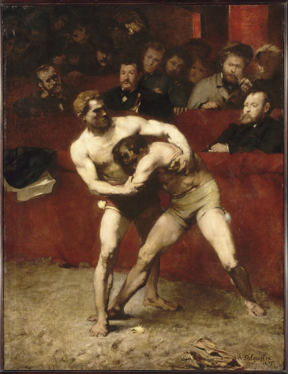 Wrestlere af Alexandre Falguière