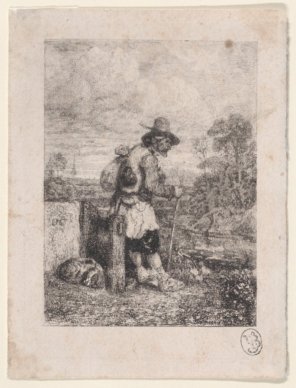 Tiggeren, 1833-38. af Alexandre Gabriel Decamps