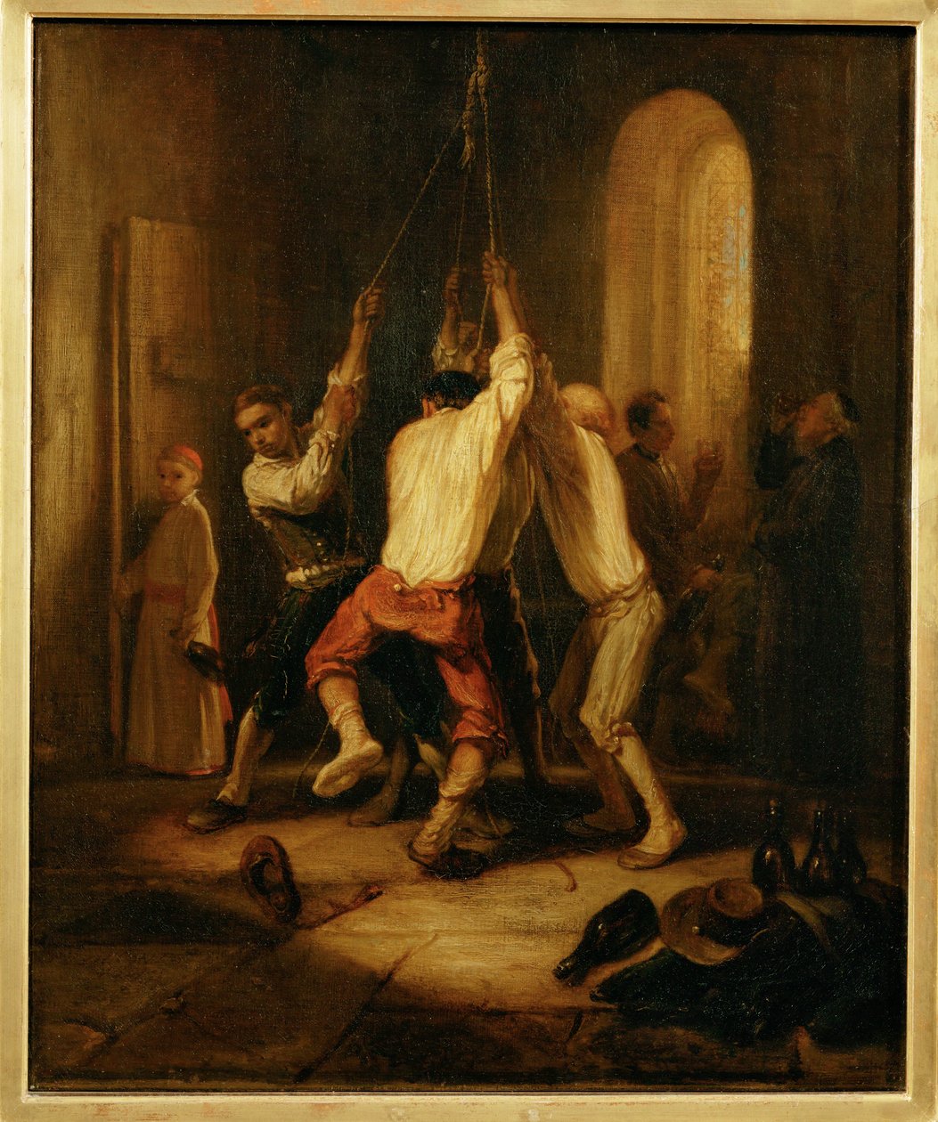 Les sonneurs - Klokkerne ... af Alexandre Gabriel Decamps