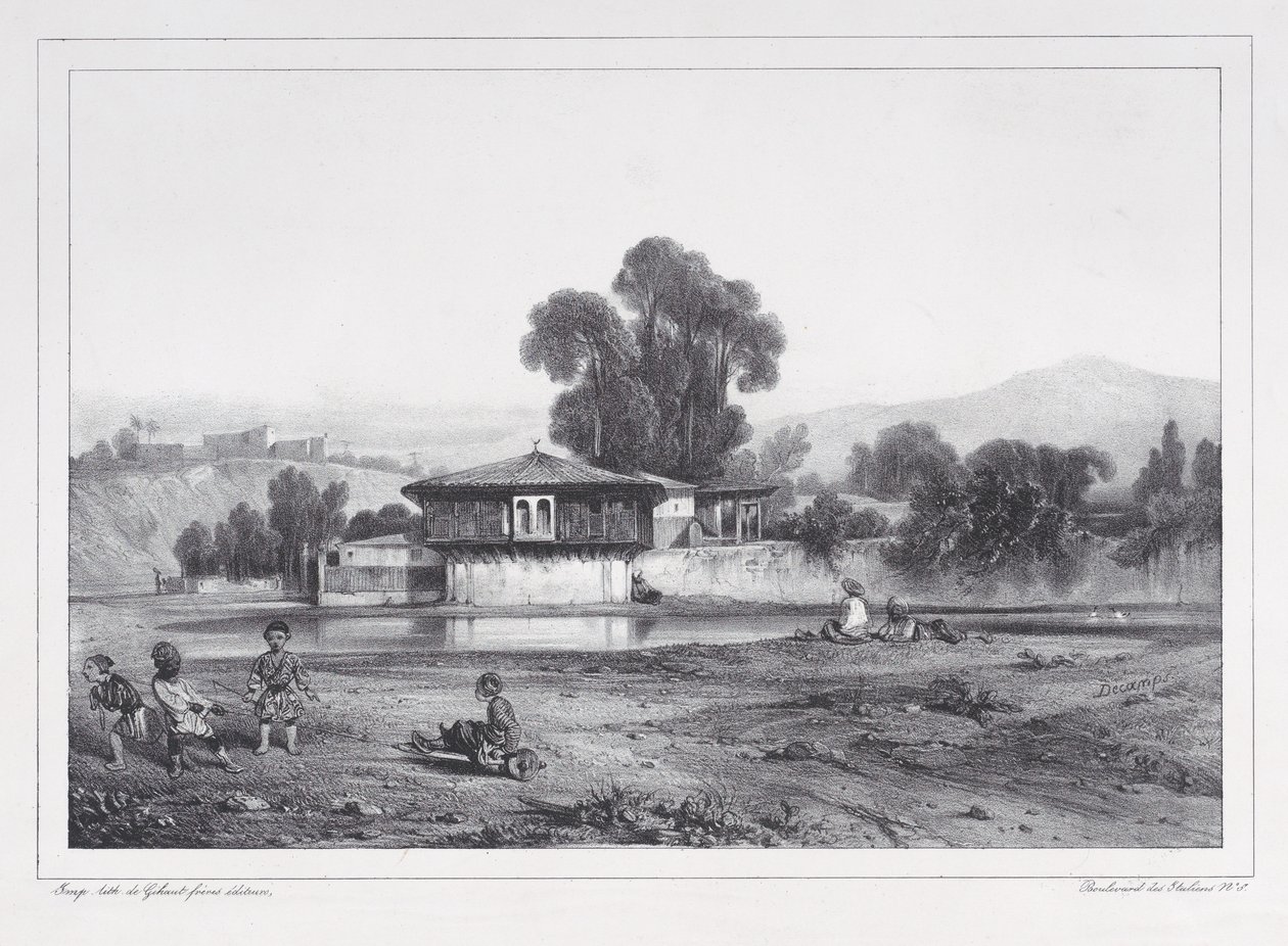 Tyrkisk barak, 1823-60. af Alexandre Gabriel Decamps