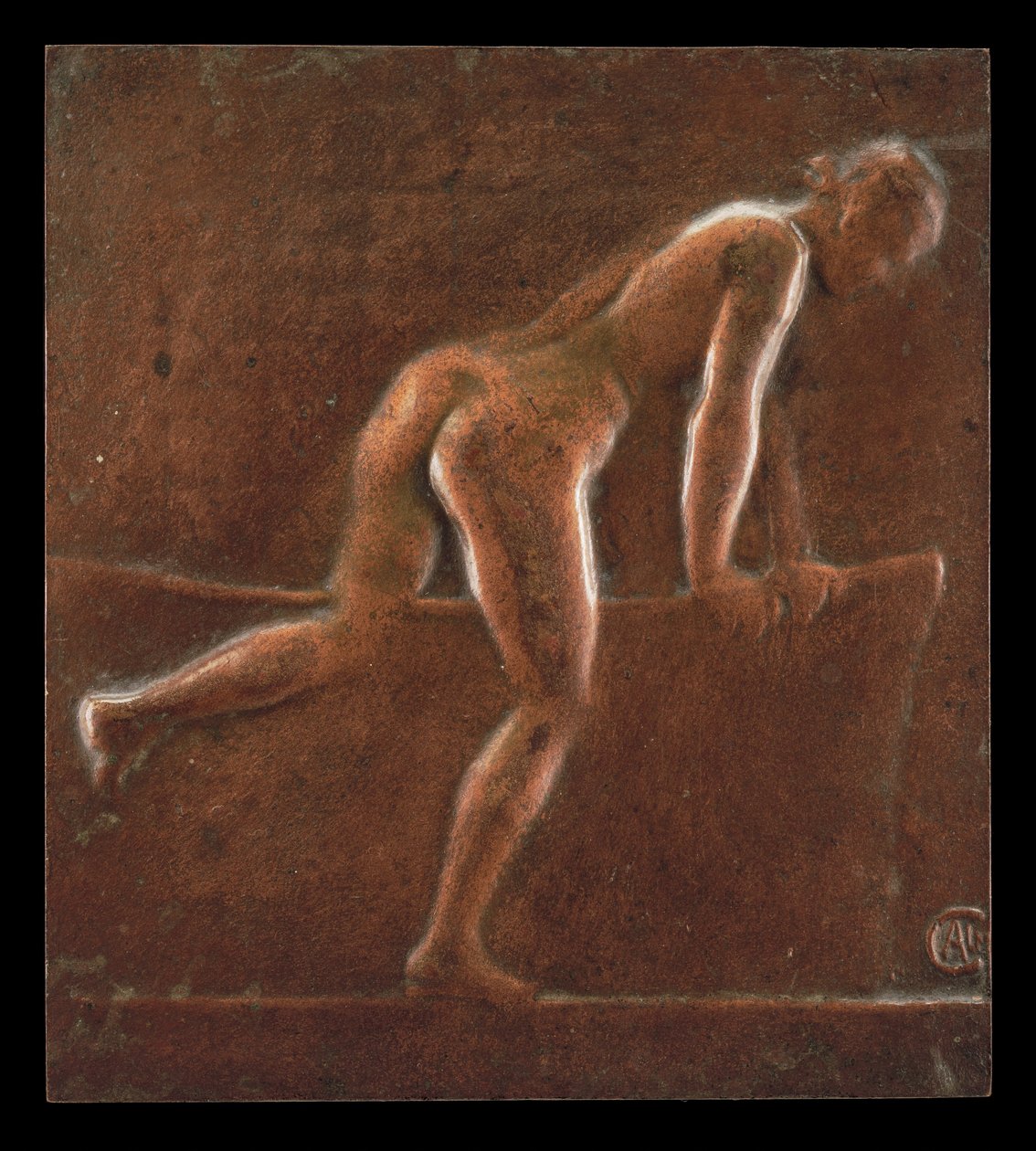 Badende, ca. 1890. af Alexandre Louis Marie Charpentier