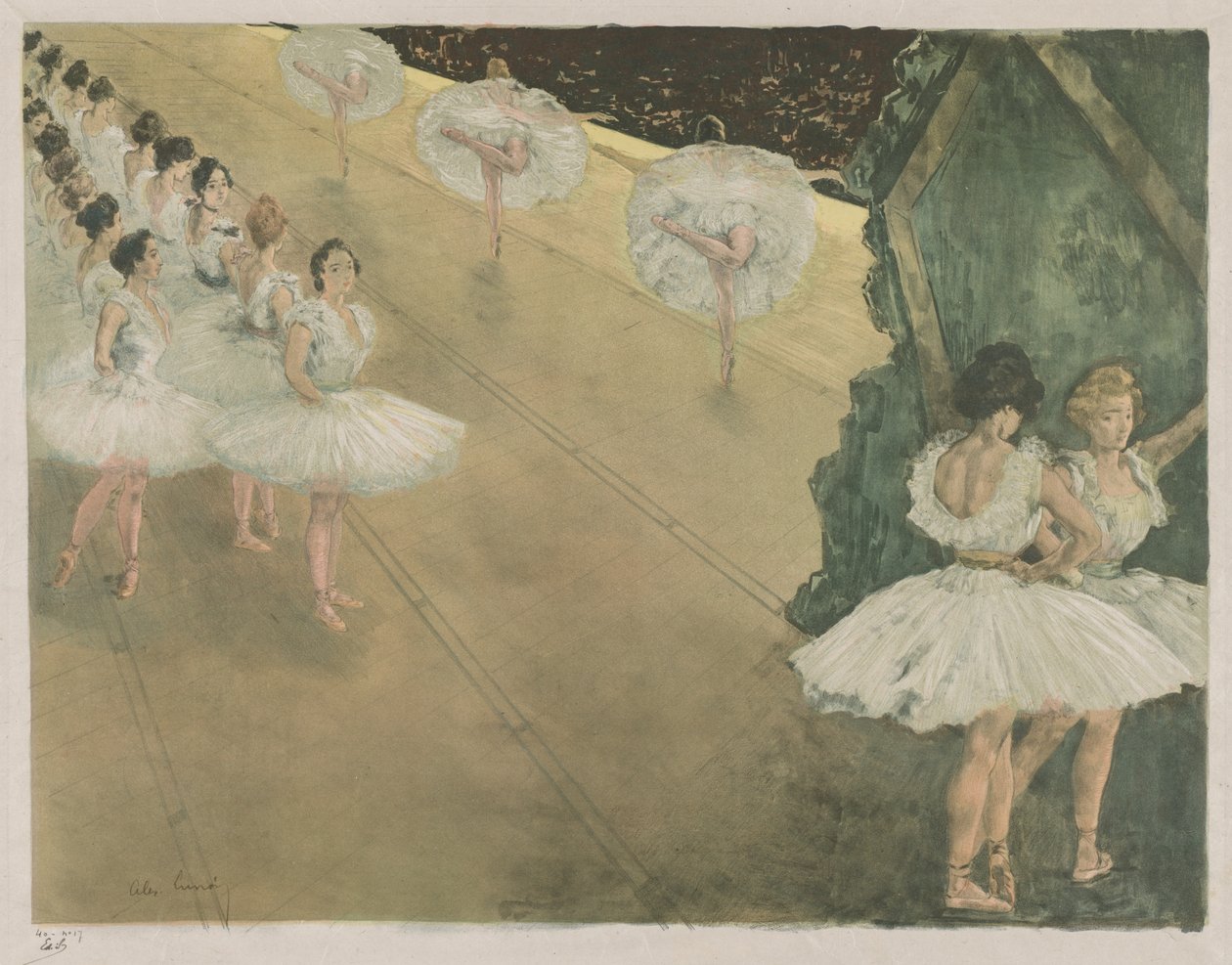 Balletdansere af Alexandre Lunois