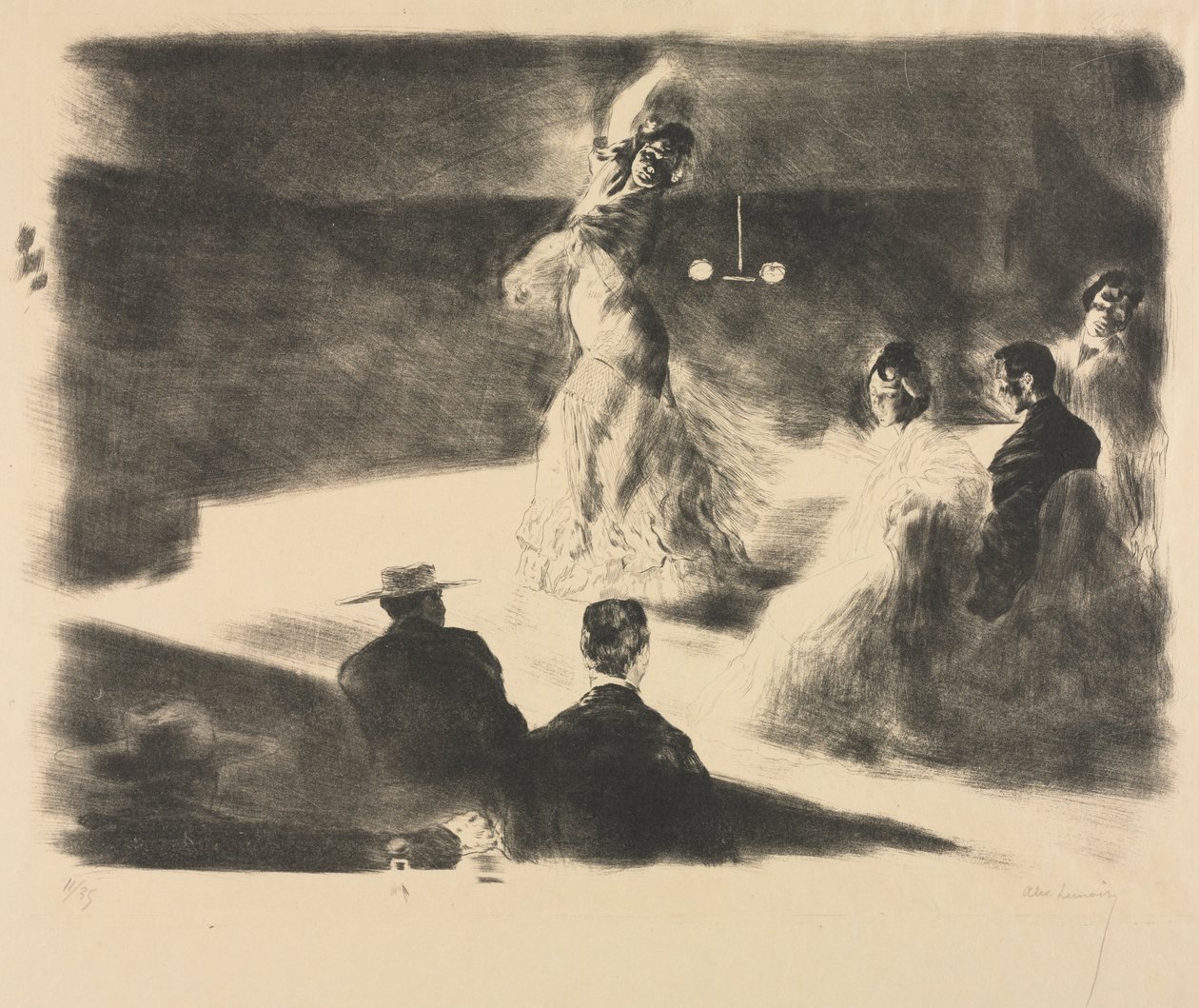Spansk danser. af Alexandre Lunois