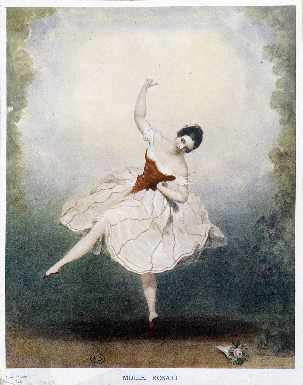 Klassisk dans: Miss Rosati i 1848 af Alexandre de Valentini