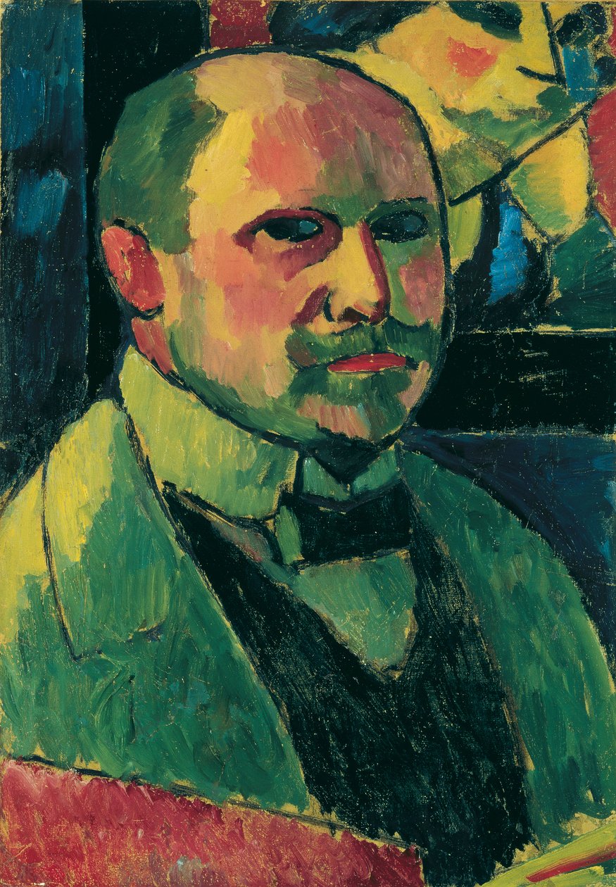 Selvportræt, 1912. af Alexei Javlensky von